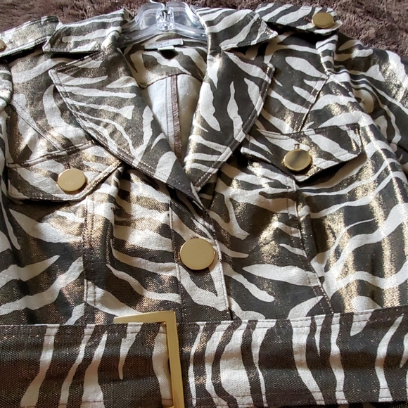 Cache Metallic Safari Jacket - Picture 8 of 8
